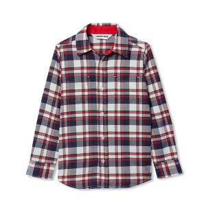 Lands' End Kids Long Sleeve Flannel Shirt - 1 of 2