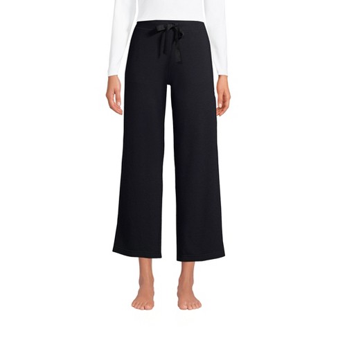 Vince Womens Capri Pants Black Wide Leg Cropped 6  Womens capri pants,  Black linen pants, Side stripe trousers