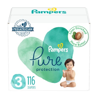 Image of Pampers Pure Protection Diapers Enormous Pack - Size 3 - 116ct