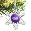 Western Carolina Alumni Metal Snowflake Christmas Tree Holiday Ornament - 2 of 3