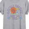 Women's - SpongeBob SquarePants - Gary Blissfully Unaware Oversized Graphic T-Shirt - 2 of 4