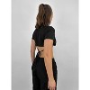 Women's Crew Neck Cropped Underwire Tee - Mimosa - 3 of 4