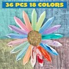 Joyfy 36 Pcs Sidewalk Chalk for Kids, 12 Tie Dye Sidewalk Chalks, 12 Glitter Chalks And 12 Neon Color Chalks, Street Chalk Set For Painting, Drawing - 2 of 4