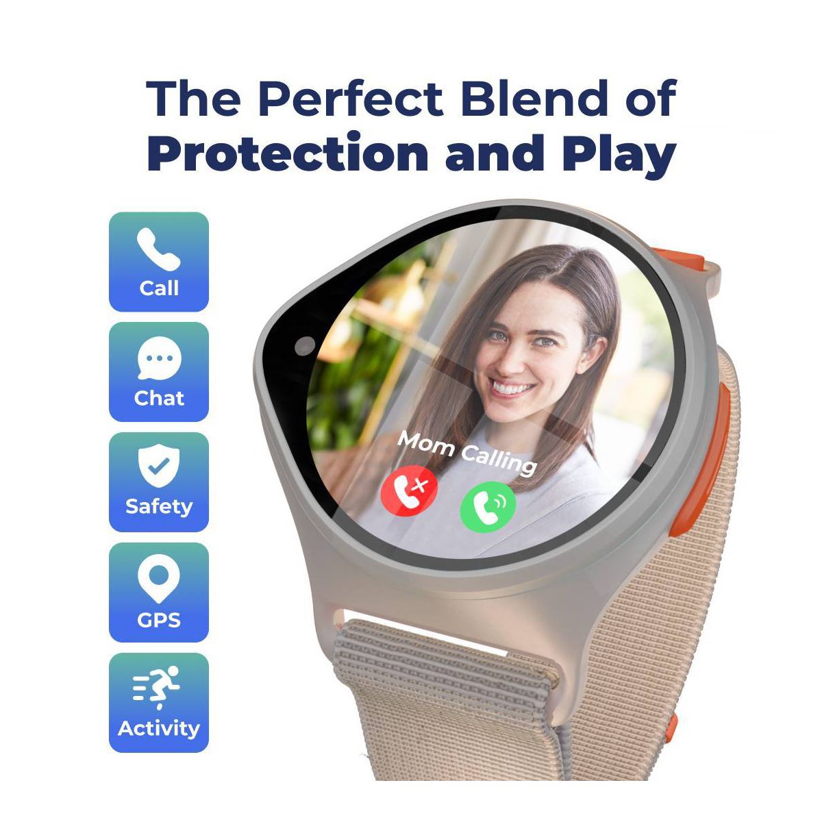 NickWatch Smartwatch for Kids with GPS and Safety Features, Requires NickWatch Data Plan - thumbnail 5