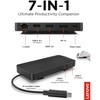 Lenovo USB-C Dual Display Travel Dock, Computer Stands, Mats, and Docking Stations, 40B90100US. - 4 of 4