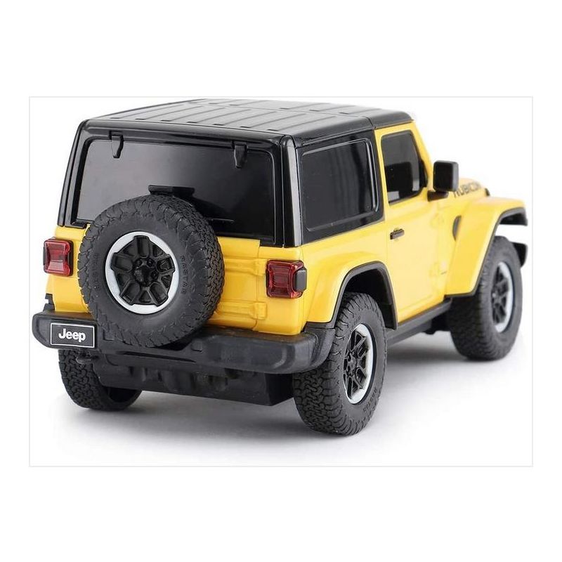 Link Ready! Set! Go! 1:24 Scale Remote Control Jeep Wrangler Toy Vehicle For Kids And Adults - Yellow, 3 of 4