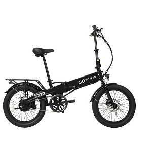 GoPowerBike GoVolt Folding Electric Bike for Adults | 500W Motor | 45+ Mile Range | 20mph Top Speed | Removable Battery - 1 of 4