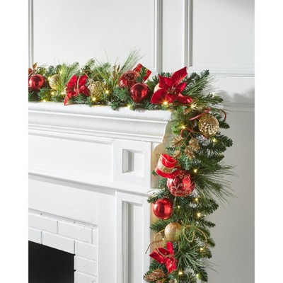 BrylaneHome Pre-Lit Ribbon Christmas Collection