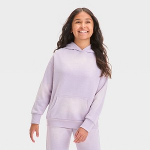 Girls' Fleece Tie Dye Sweatshirts - art class™ - 1 of 3