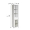 Delaney Linen Cabinet with 1 Drawer and 3 Open Shelves - 4 of 4