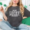Simply Sage Market Women's In My Lucky Era Checkered Short Sleeve Garment Dyed Tee - 2 of 2