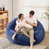 Inhand Memory Foam Filled 2-in-1 Bean Bag Chair With Soft Removeable Cover - Convertible Bean Bag Bed - 3 of 4