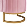 NicBex Velvet Storage Ottoman with Button Tufting,47.2" Foot Rest with Metal Legs,End of Bed Storage Bench for Bedroom,Living Room Furniture - 4 of 4