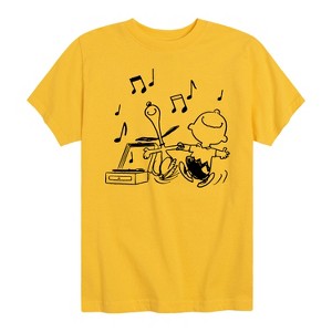 Boys' - Peanuts - Snoopy Dancing Short Sleeve Graphic T-Shirt - 1 of 4