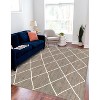 Unique Loom Braided Jute Trellis Solid Indoor Braided Area Rug - 3 of 3