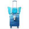 BEAFUP 20" Carry-on Luggage with Cup Holder – Set of 2 Lightweight Glossy Hardshell Suitcases with Spinner Wheels, TSA Lock - 2 of 4