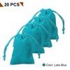 Unique Bargains Velvet Reusable Soft Jewelry Headphone Candy Drawstring Gift Bags 20 Pcs - 3 of 4