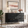 GALAXHERO 6-Drawer Wide Fabric Dresser TV Stand for 68" TV, Large Storage Tower Unit with Fabric Bins for Bedroom, Closet, Hallway - 2 of 4