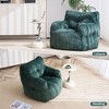 TUYOHW Soft Corduroy Bean Bag Chair,No Assembly Required with Memory Foam Fill,Plush & Cozy Lounger - 4 of 4