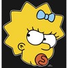 Men's The Simpsons Glaring Maggie Long Sleeve Shirt - 2 of 4