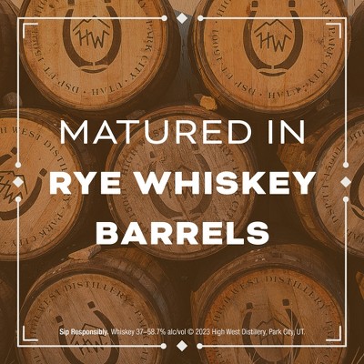 High West Old Fashioned Barrel Finished Whiskey Premixed Cocktail - 375ml Bottle