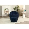 Lyngins Teddy Fabric Bean Bag Chairs for Kids and Adults,Comfy Lazy Chairs with Memory Foam and Footstool for Living Room - 2 of 4