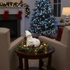 Northlight Christmas Snowball with Sitting Boy Tealight Candle Holder - 12.5" - White - 3 of 3