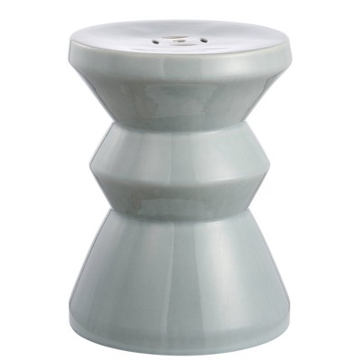 Larsa Garden Stool - Light Blue - Safavieh