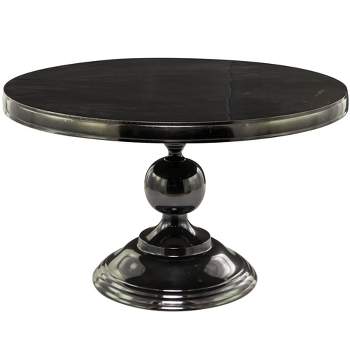 Modern Traditional Metal Coffee Table Black - Olivia & May