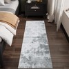 Coucheta Washable Abstract Area Rug, Stain Resistant&Non-Slip, Easy Fold & Non-Shedding, Low Pile Carpet for Living Room, Bedroom, Nursery, Apartment - 4 of 4