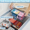 LunaLulinlk Freezer Organizer Bins-8 Pack Stackable Chest Freezer Baskets for 7 CU.FT Deep Freezer, Sort Frozen Meats and Ice Cream - 4 of 4