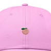 Dalix Lil Peach Embroidered Cotton Summer Cute Outdoor Baseball Cap Dad Hat Womens - 2 of 4