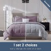 Nestl 9 Piece Reversible Comforter Set, Bed in a Bag, All in one Bed Set with Cooling Pillows - 2 of 4