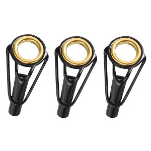 Unique Bargains Stainless Steel Ring Guide Fishing Rod Tip Repair Kits 3 Pcs - 1 of 4