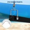 Kayak Storage Rack, Heavy Duty Kayak Racks for Outdoor Storage, Freestanding Kayak Storage Rack with Wheels for Kayaks, Canoes - 4 of 4
