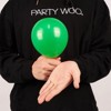 PartyWoo Balloons Green Matte Kelly 5 Inch 50 pcs - 2 of 4