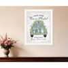 HomeRoots Flower Market Hyacinths White Framed Print Wall Art - 2 of 3