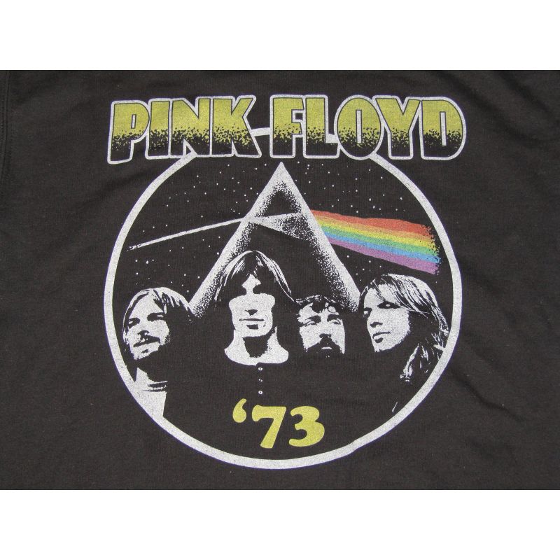 Pink Floyd Dark Side Of The Moon '73 Poster Art Men's Black Long Sleeve Sweatshirt, 2 of 4