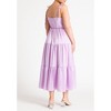 ELOQUII Women's Plus Size Tiered Satin Maxi Dress - 3 of 4