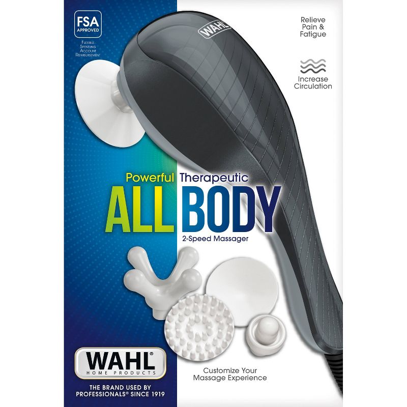 Wahl Gray All Body Therapeutic Massager, 4 of 8