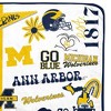 NCAA Michigan Wolverines Native Fan Royal Plush Blanket - 2 of 2
