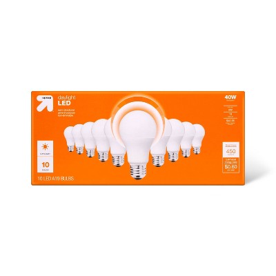 LED 40W 10pk Daylight CA Light Bulbs - up&up™
