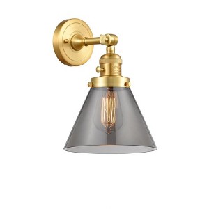 Cone - 1 Light Wall Sconce In Industrial Style-10 Inches Tall and 8 Inches Wide - 1 of 1