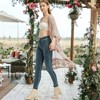 Anna-Kaci Women's Embroidered Floral Butterfly Crochet Drop Shoulder Cardigan - 4 of 4
