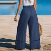 Women's Casual Chic Beach Palazzo Cover Up Pants - Cupshe - 2 of 4