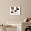 Art Remedy In Shapes and Earth Tones Modern Minimal Abstracts Framed - 2 of 4