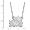 Black Bow Jewelry 10k White Gold Texas Christian Horned Frogs NCAA Necklace 18 Inch - 2 of 4