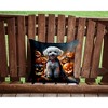 Tramull 14x14 Inch Halloween Throw Pillow, Indoor Outdoor Decorative Pet Theme Pillow - 4 of 4