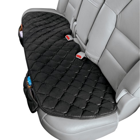 Auto Drive 1pc Full Size Seat Cushion Leather Black - Universal Fit, 2