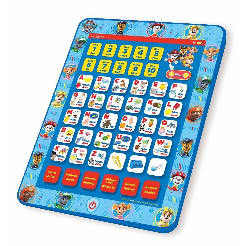 PAW Patrol Bilingual Educational Tablet: Kindergarten & 1st Grade Language Skills Learning System